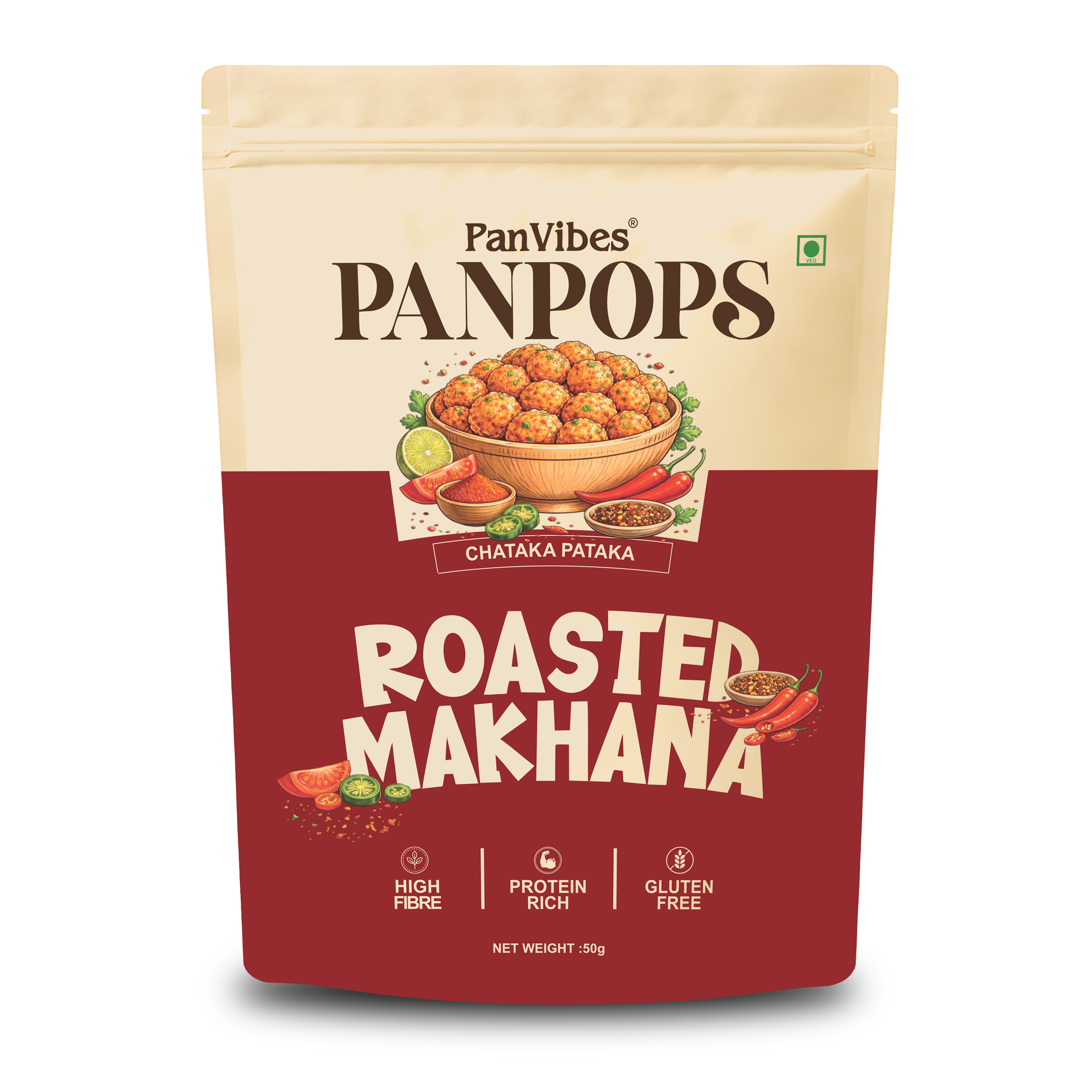 Chataka Pataka Roasted Makhana - The Ultimate Spicy & Crunchy Healthy Snack